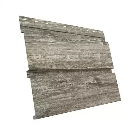 Металлический сайдинг Гранд Лайн / Grand Line профиль Квадро Брус, Print elite 0.45, цвет Nordic Wood (Северное дерево)
