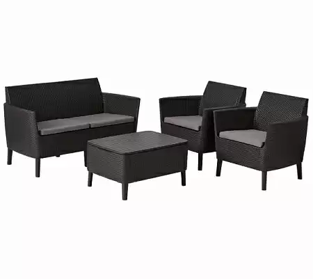 Дачная мебель Salemo set Allibert (Аллиберт), цвет коричневый