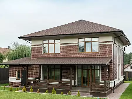 Гибкая черепица Shinglas Ранчо, бронзовый, 2 м2/упак
