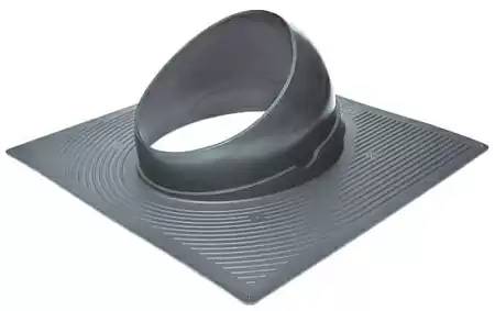 Проходной элемент Base-VT Prof 125/150 Krovent (Кровент) для битумной кровли, серый