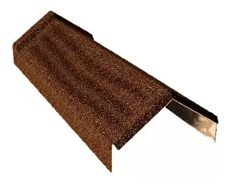 Конек Gerard треугольный, 405х165х90 мм, cedar (101)