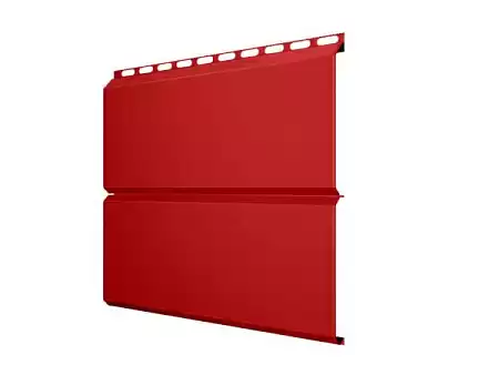 Металлический сайдинг Гранд Лайн / Grand Line профиль ЭкоБрус, PE 0.45, цвет Ral 3003 (рубиново-красный)