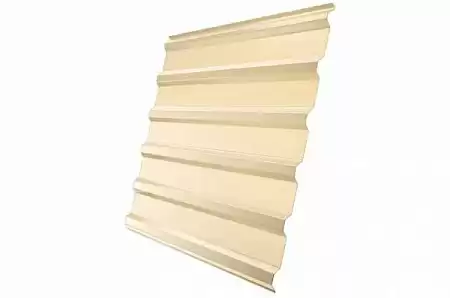 Профнастил С20R Гранд Лайн / Grand Line 0,5 Satin Zn 140, цвет RAL 1015 (св. слоновая кость)