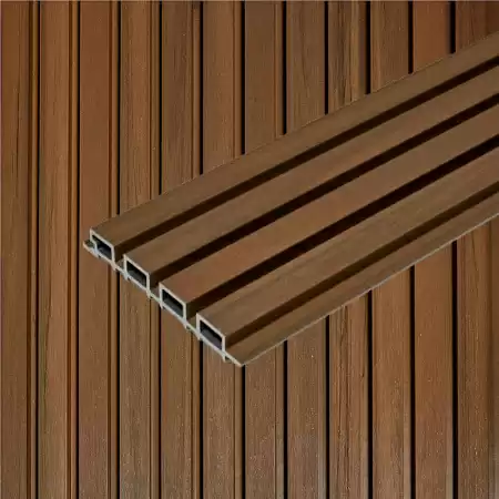 Стеновая панель CM Wall Dual, 4000x219x26 мм, teak (тик) Стеновая панель CM Wall Dual, 4000x219x26 мм, teak (тик)