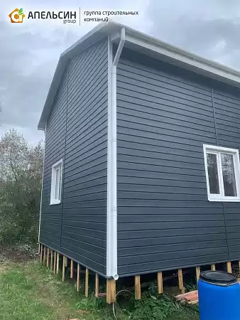 Монтаж сайдинга Grand Line + водосток Grand Line СНТ Родничковое  Монтаж сайдинга Grand Line + водосток Grand Line СНТ Родничковое