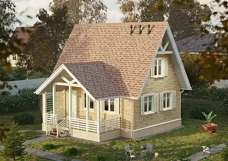 Ламинированная битумная черепица Docke Premium Dragon, Капучино, 2,38 м2/уп