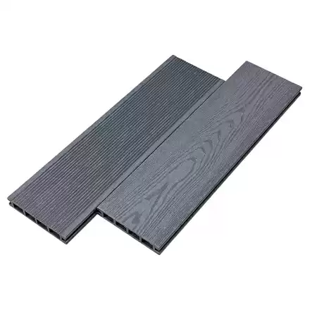 Террасная доска из МПК 140х22х6000, серый