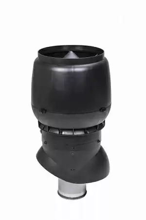 Изолированный вентиляционный выход Vilpe (Вилпе) XL 160/300/500, высотой 500 мм, черный