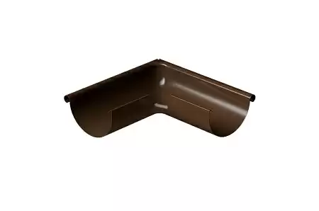 Угол внешний 90° Docke STAL PREMIUM  D125, RAL 8017 каштан