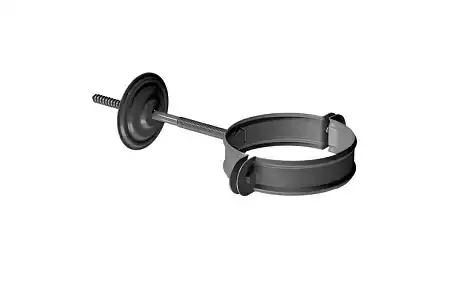 Хомут трубы Docke STAL PREMIUM D90, RAL 7024 графит