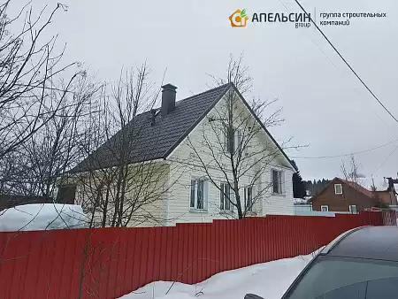 Монтаж кровли металлической черепицей в пос. Осельки