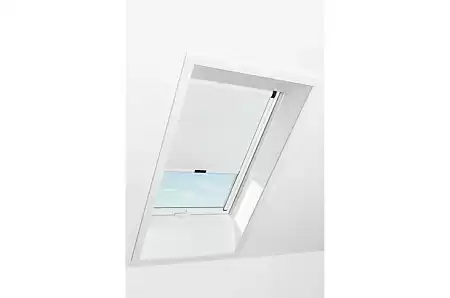 Штора рулонная затемняющая Roto ZRV M, 94x140, матрица белый