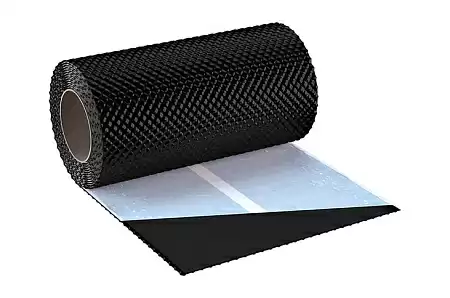 Гофрированная лента примыкания Eurovent Flex 3D ALU, 5 м, RAL 9005 черный