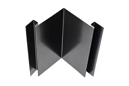 Угол внутренний, 50x50x3000 мм, RAL 9005 черный