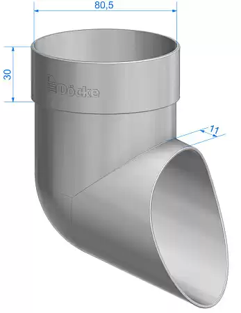 Наконечник Docke Standard, RAL 3005 красный