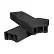 Перило POLIVAN DENPASAR 76х38х2900, черный