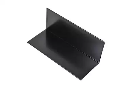 Угол внутренний простой, 100x100x3000 мм, RAL 9005 черный