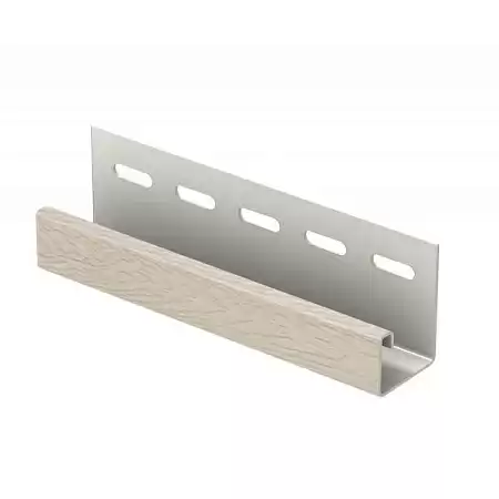 J-планка Ю-Пласт Hokla Скандинавия, 3000 мм, слоновая кость J-планка Ю-Пласт Hokla Скандинавия, 3000 мм, слоновая кость