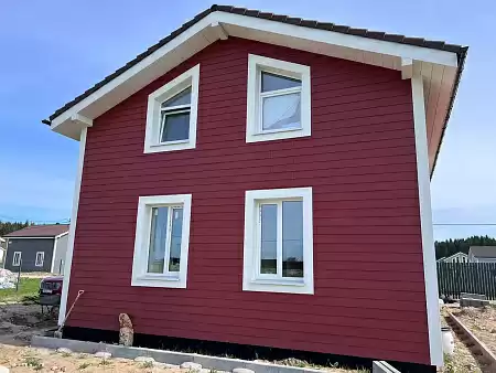 Фиброцементный сайдинг FCS Wood Line (паз-паз), 3000x190x10 мм, F61