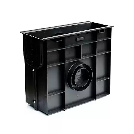 Пескоуловитель пластиковый АКВАСТОК Norma DN100 500x148x423 11042