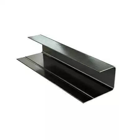 Стартовый профиль из алюминия для фасадной панели из ДПК 36x55x3600 мм