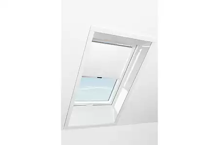 Штора рулонная дневного света Roto ZRS M, 65x98, линии белый