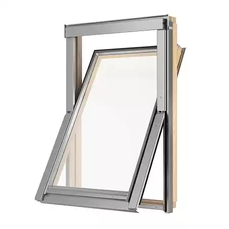 Деревянное двухкамерное мансардное окно триплекс  Dakea ULTIMA KEV B1800 C4A, 55x98