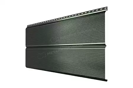 Металлический сайдинг Металл Профиль L брус XL Волна, 0.5 PURMAN, tourmalin
