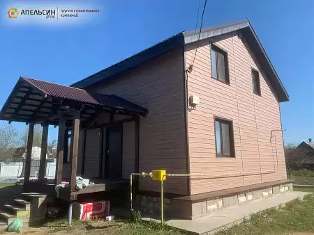 Монтаж сайдинга Docke LUX брус Кедр, Мурино