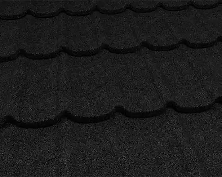 Композитная черепица Gerard Diamant, 1270x398мм, deep black