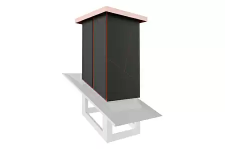 Кожух 4For Pipe Германия Штутгарт, 510х510 мм, порошковая окраска, цвет по каталогу RAL, RR под заказ