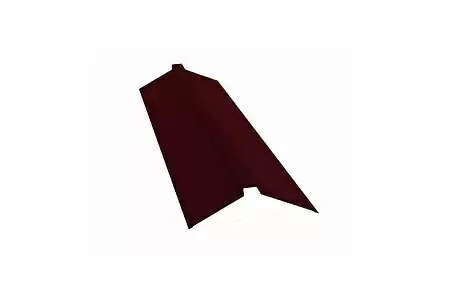 Конек плоский Grand Line, Velur X 0.5, 150х40х150 мм, цвета по каталогу RAL и RR