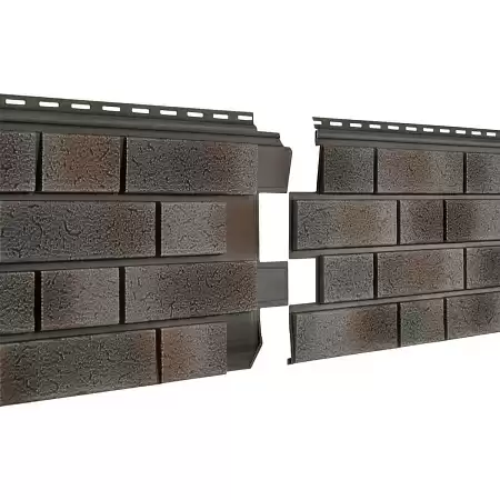 Фасадные панели Ю-Пласт Стоун Хаус S-Lock Нордик, 1950х292 мм, пепел