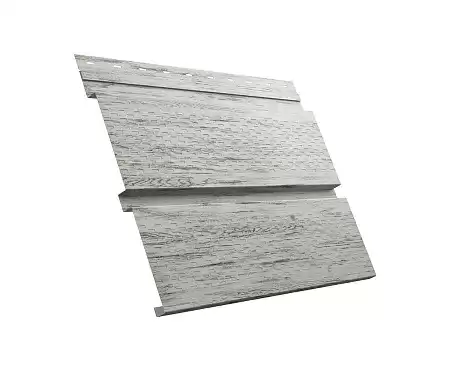 Софит металлический Квадро Брус с перфорацией Grand Line / Гранд Лайн, Print elite 0.45, цвет Snow Wood (Снежное дерево)