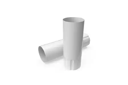 Труба водосточная круглая D90 Ranilla, PE, 3 м, RAL 9003 белый