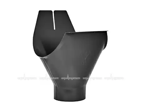 Воронка желоба D150/100 Aquasystem Pural Matt, RR 23 маренго