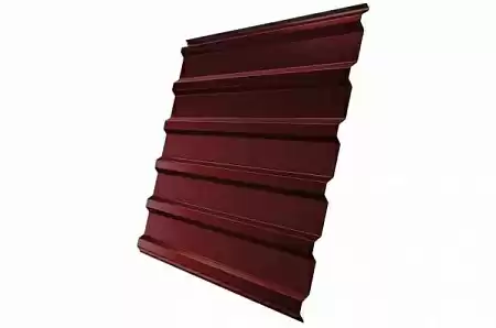 Профнастил С20R Гранд Лайн / Grand Line 0,45 PE Zn 100-180, цвет RAL 3009 (оксидно-красный)