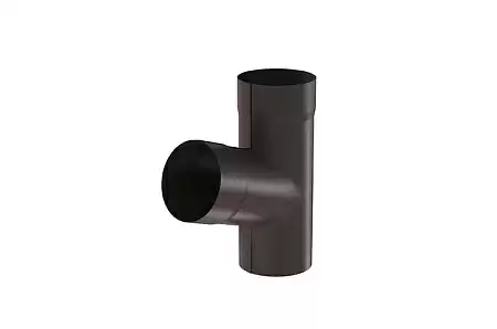 Тройник D100 Aquasystem PU Matt, RR 32 темно-коричневый