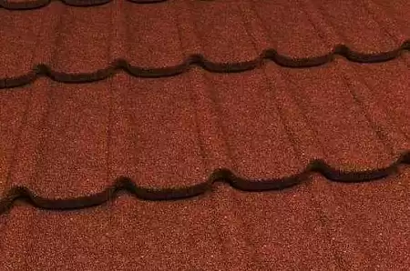 Композитная черепица Gerard Diamant, 1270x398мм, redwood