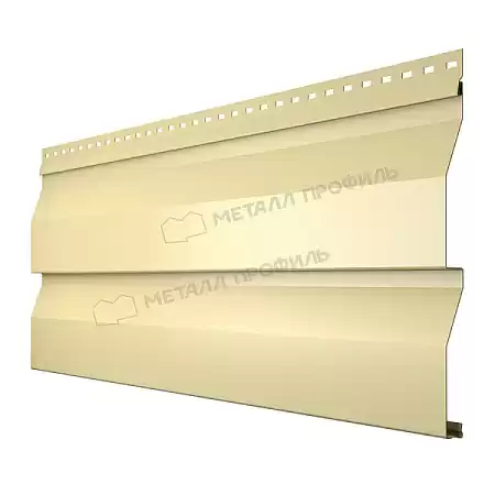 Металлический сайдинг Металл Профиль Корабельная доска, 0.4 PE, RAL 1014 слоновая кость