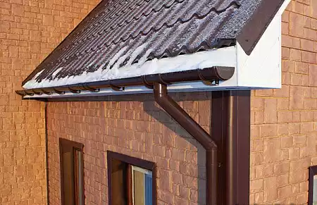 Колено трубы 45º ПВХ Grand Line 87 мм, RR 32 коричневый