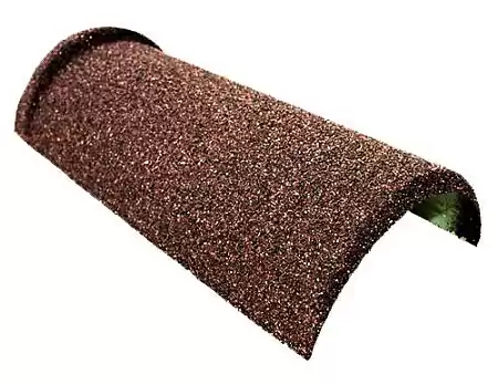 Конек Gerard полукруглый, 430х205 мм, chestnut (121)