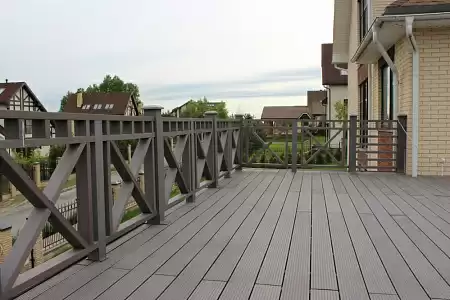 F-профиль закрывающий GRINDERDECO, 3000 мм, алюминий, красный