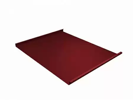 Фальц двойной стоячий Гранд Лайн / Grand Line, Satin 0.5, цвет RAL 3011 (красно-коричневый)