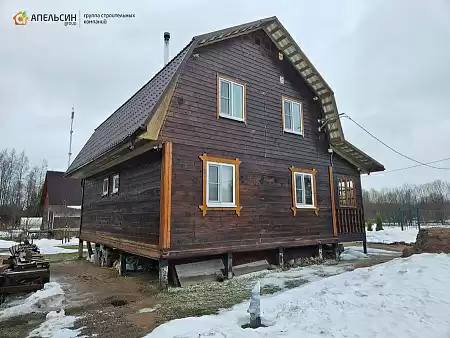 Монтаж фасада панелями Я-Фасад Grand Line в пос. Победа