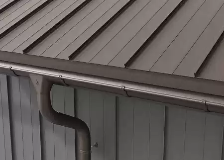 Профиль Aquasystem AQUACLICK Силуэт-8, 0.5 Rooftop Бархат, Zn180, RAL 9005 черный