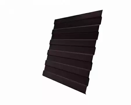 Профнастил С8A Гранд Лайн / Grand Line 0.5 PurPro Matt Zn 275, цвет RAL 8017 (шоколад)