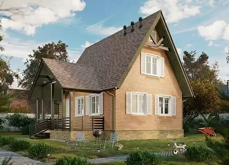 Фасадные панели Docke Premium Flemish, 1095x420 мм, темно-коричневый