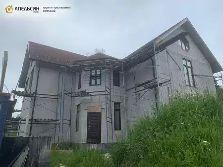 Монтаж фасадных панелей Альта Профиль Кирпич Рижский