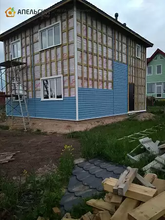 Монтаж фасада сайдингом Docke в д. Лесколово